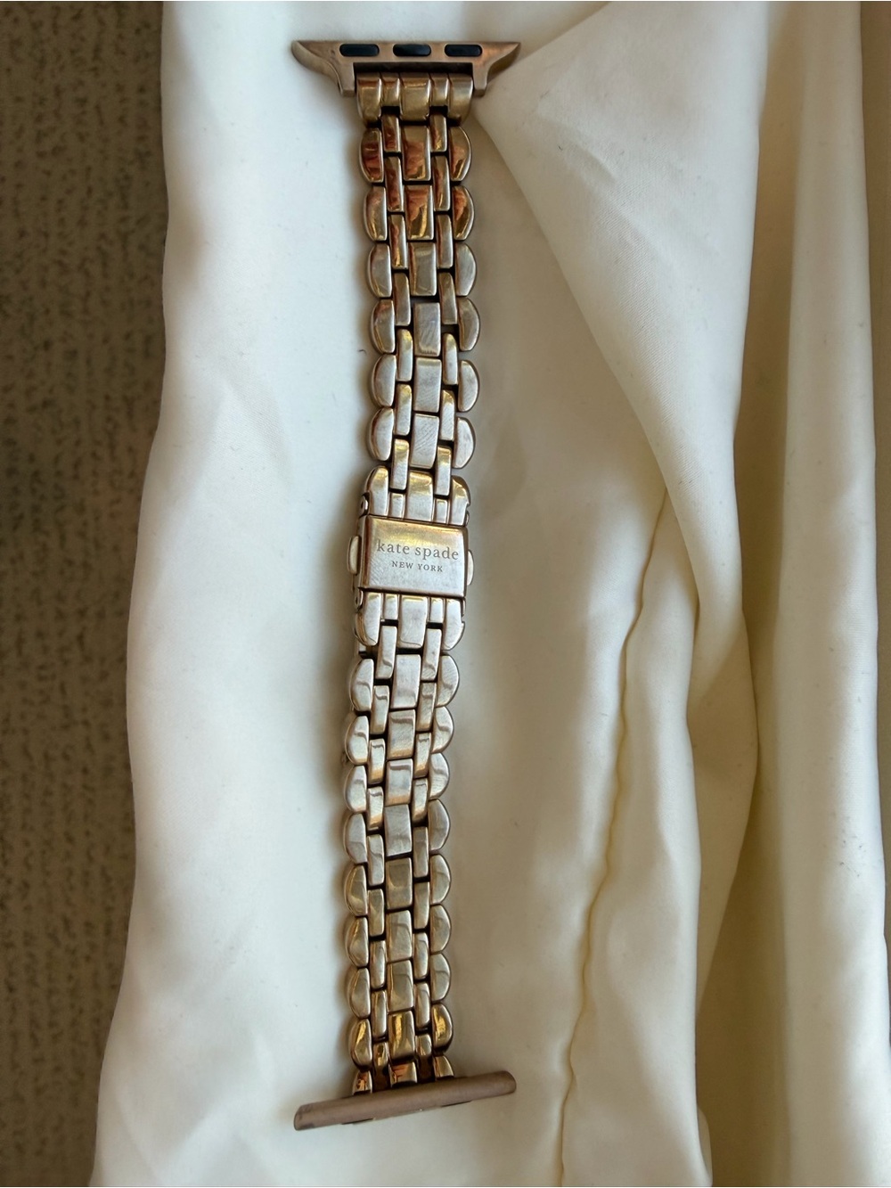 kate spade Two-Tone Gold Link Bracelet Apple Watch Band